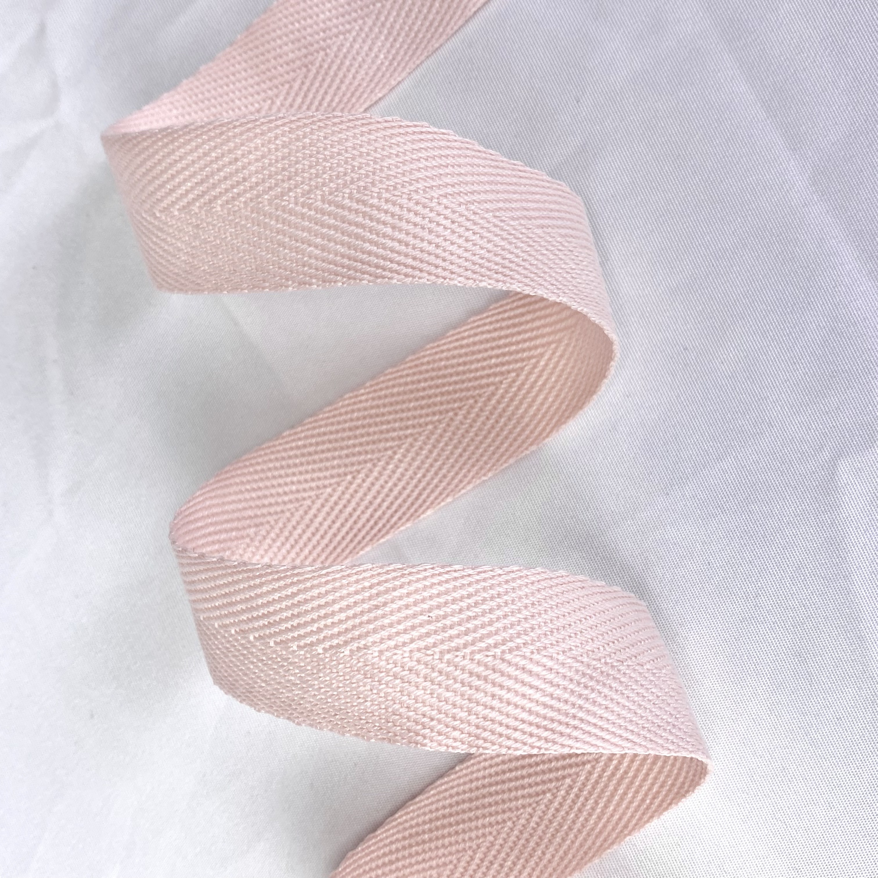 Herringbone polyester-cotton webbing Various colors Backpack strap Belt Handbag strap