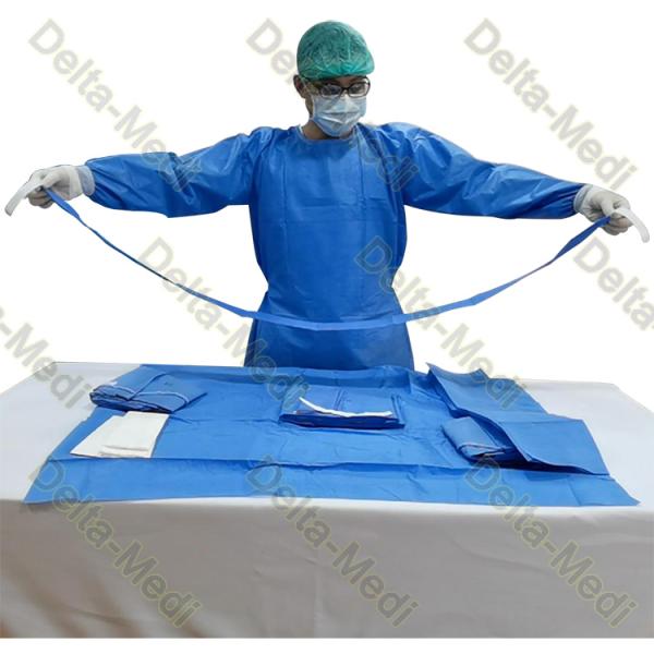 Reinforced 20-60g Surgical Dental Pack Disposable Dental Drapes With Adhensive Fenestration