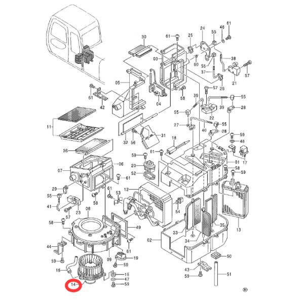 Двигатель для воздуходувки 4370266 для кондиционера экскаватора ZX200 3 Хитачи Двигатель для воздуходувки 4370266 для кондиционера экскаватора ZX200 3 Хитачи