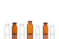 10 ml de frascos de vidro tubulares de borosilicato claro/ âmbar para uso médico