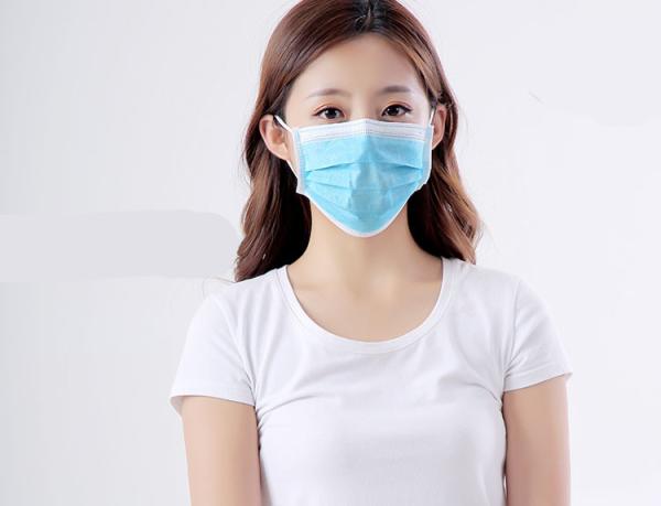 In Stock Health FDA CE Passed Shield Blue 3 ply Facial Filter Mouth Disposable Face Mask