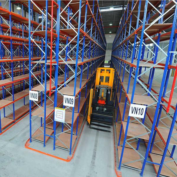 Armazém de armazenamento VNA Racks Armazém Sistema de estantes de corredor muito estreito