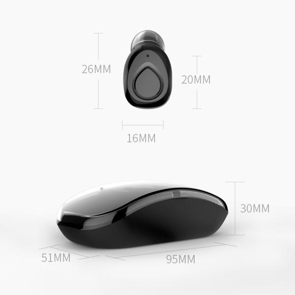 Беспроводные наушники хэндс-фри Earbuds шлемофонов X18 наушников Bluetooth наушников бесшнуровые резвятся телефоны наушника с Mic