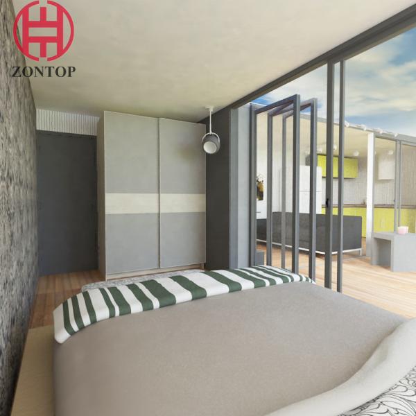 Zontop China  Factory Storage  Prefabricated Prefab Puerto Rico Modular Foldable Portable Home 40ft Container House