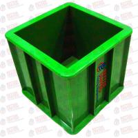 Molde plástico concreto 150mm do cubo do equipamento de teste do EN 12390-1 de pouco peso