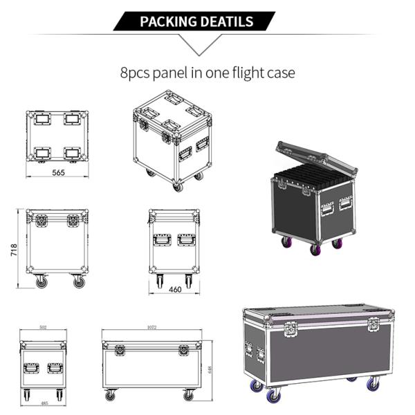 DMX512 50*50CM LED Dyeing Dance Floor Panel for Night Club Disco Lighting