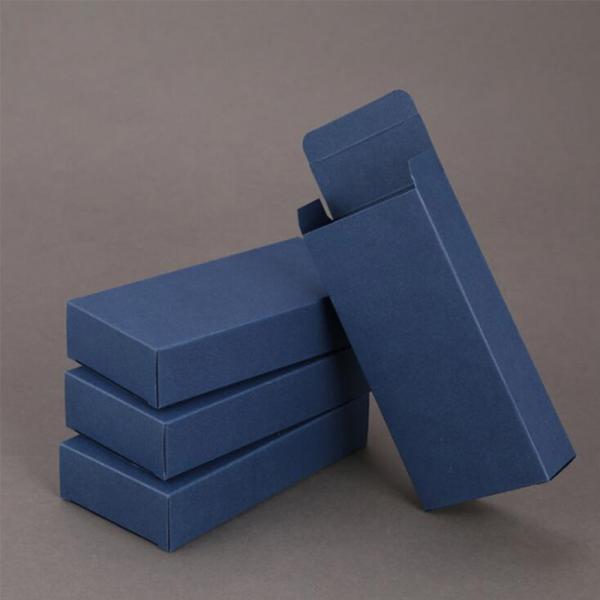 Коробки бумаги Крафт картона упаковывая/штемпелевать фольги подарочной коробки Крафт черноты