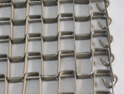Stainless Steel Large Holes Wire Mesh Conveyor Belt For Oven Dryer