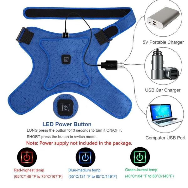 Перезаряжаемый размер обруча 7инч×7инч терапией жары Вашабле для ОЭМ замороженного плеча