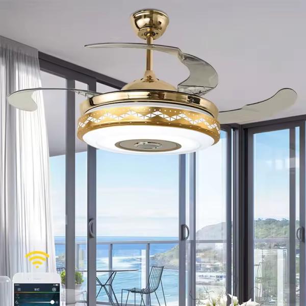 Diameter 42 inch/ 1050MM Chandelier Fan Lights with 110-240V Input Voltage