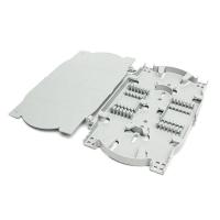 Cassette en plastique d'épissure de fibre de l'ABS KEXINT de FTTH, 12 24 plateaux optiques d'épissure de fibre de noyau