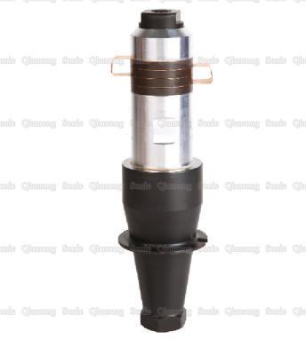 Oscilador ultrassônico da coluna com o impulsionador de aço para o disco cerâmico plástico do soldador 50mm