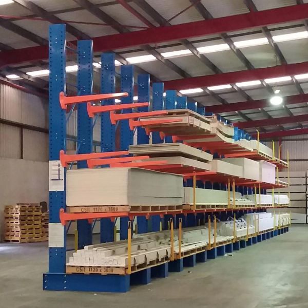 CE Certificated Warehouse Cantilever Shelving for Irregular Long Material Storage