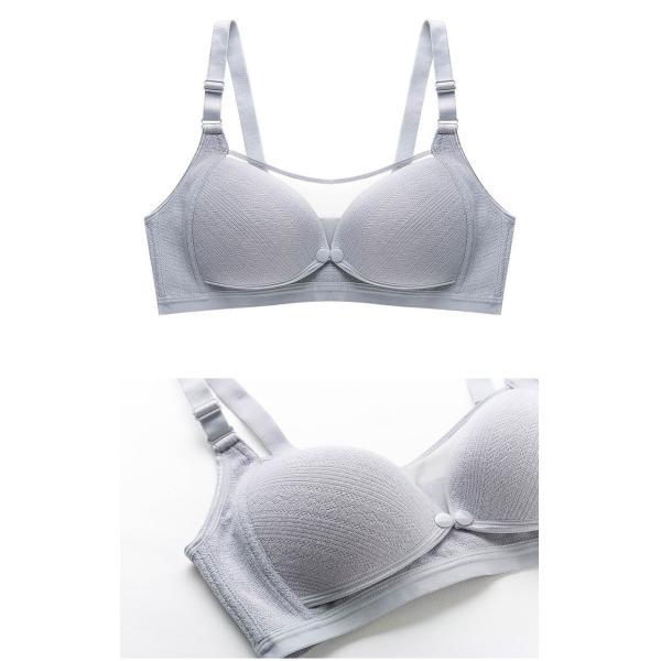 Seamless Pregnancy Nursing Bra Elastic Strap Breastfeeding Maternity Bra