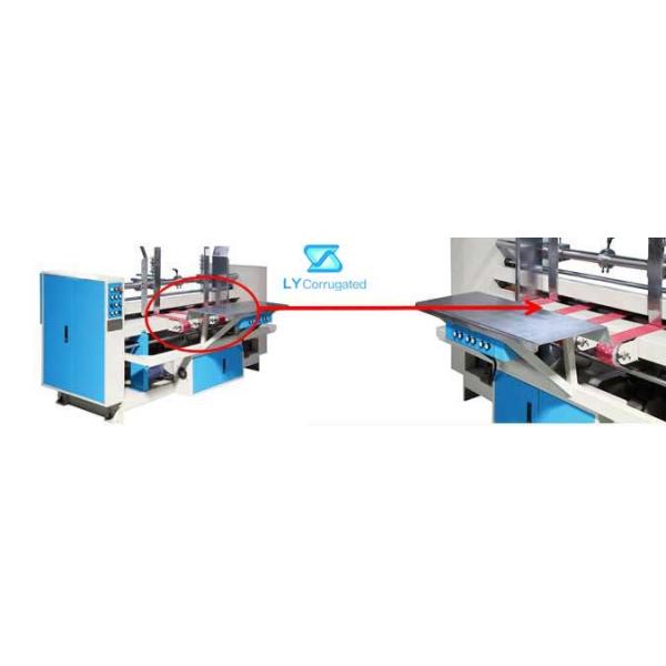 Поясы фидера вакуумируют всасывание наклеивая папку Gluer машины для рифленой коробки