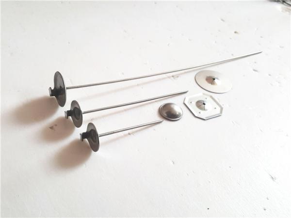 Carbon Steel Insulation Lacing Anchors With Hook Head Base