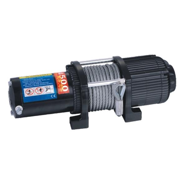 Off Road 12V Electric Winch Hoist High Performance Permanent Magnet Motor