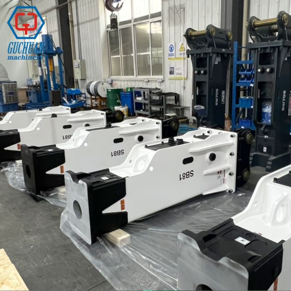 Premium SB81 Hydraulic Hammer: Enclosed Silenced Excavator Rock Breaker