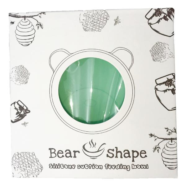 Bear Shape Silicone Baby Tray Food Grade Food Feeding Infant Suction Plate