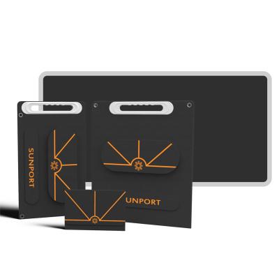 dobrável exterior flexível portátil do painel solar de painéis solares de 100W 200w Sunport para a pesca de acampamento do curso