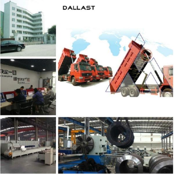 Cilindro hidráulico telescópico de la etapa multi de efecto simple para Tipper Truck agrícola