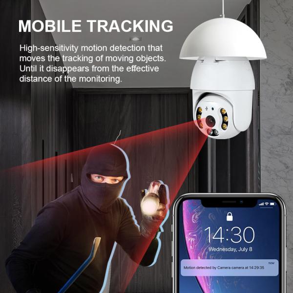 360 Degree HD Surveillance PTZ Security Wifi Cctv Network Camera for Smart Light Bulb