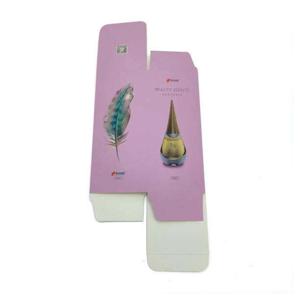 Boîte de soins de la peau en relief sur mesure Emballage surface polissée terne imprimée pliable papier cosmétique de beauté carton Emballage