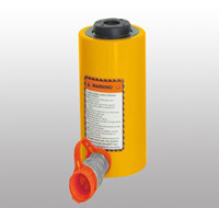 Single Action Hydraulic Cylinder Jack , Steel Hollow Hydraulic Cylinder