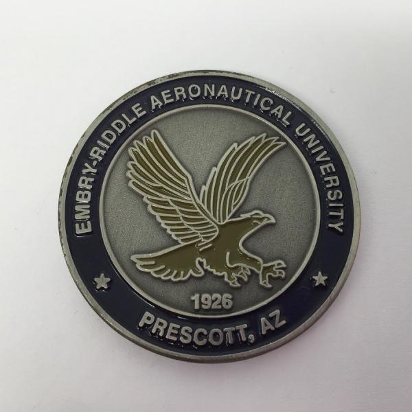 1.5 Inch 1.75 Inch 2 Inch Unique Challenge Coins , Plating Antique 3D Challenge Coins