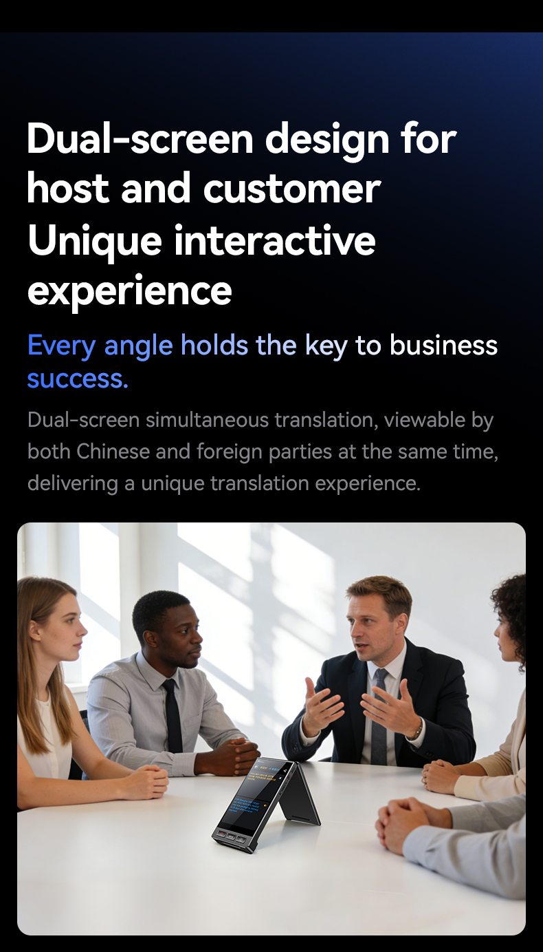 Dual Screen Video Calling Translator Smart Mini Language Translator 159 Languages WiFi Hotspot Offline Voice Translation Machine