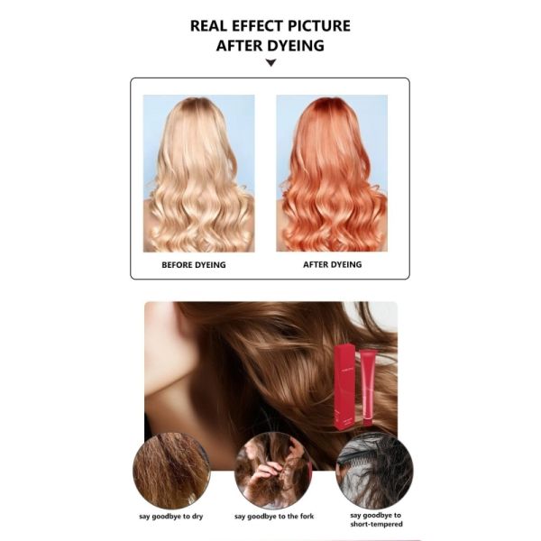High Quality Hair Dyeing Cream Permanent Hair Dye Cream for Smooth Results OEM Wholesale Manufacturer