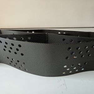 Géocelle en HDPE noir profond de 8 pouces pour le parking et le renforcement de la base du trottoir