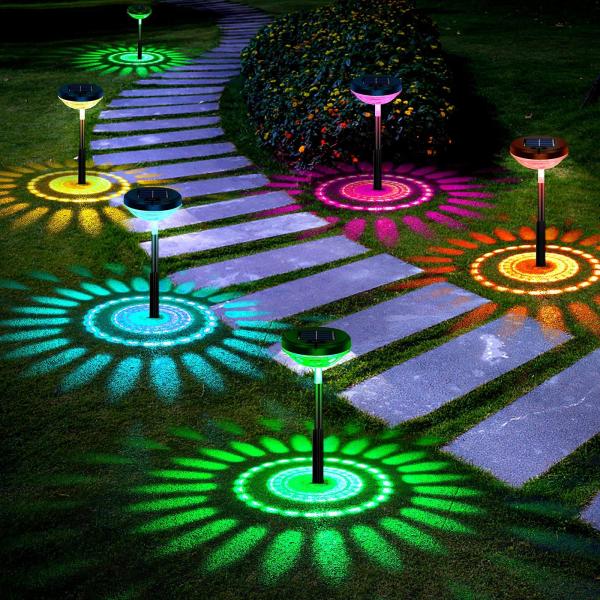ABS PC Lamp Body Material Solar Pathway Lights Whole Decorative Solar Garden Lights
