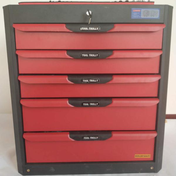 Чернь вагонетки шкафа инструмента ящика нержавеющей стали 5 OEM BV