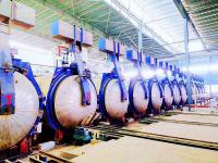 Chaîne de production complètement automatique adaptée aux besoins du client de matériaux de construction d'autoclave de sable pour le bois