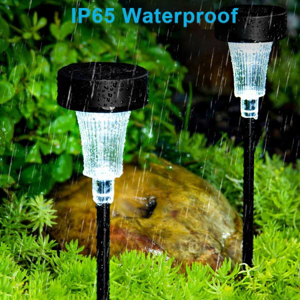 Waterproof Motion Sensor Solar Garden Lights with and Working Temperature C -20 50