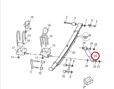 2019- Maxus T60/T70/T90 Car Rear Shock Absorber Steel Suspension C00061454 C00303638