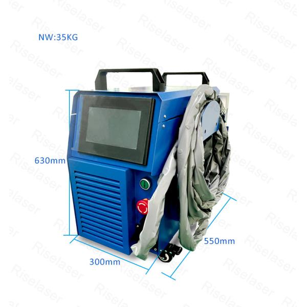 Сварочный аппарат 1000w лазера воздушного охлаждения Handheld 1500w с фидером провода