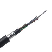 Tambor de madeira 48 núcleo GYTY53 Multimodo cabo de fibra óptica com casaco de PE duplo