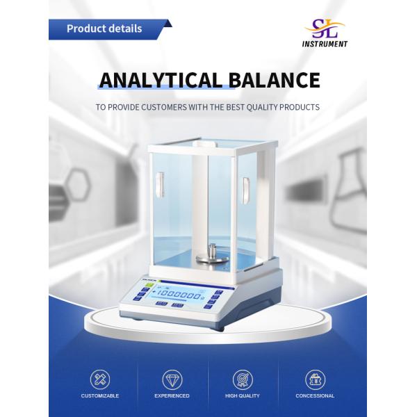 High Precision Stainless Steel Analytical Balance 0.001g for Laboratory Weighing Scale