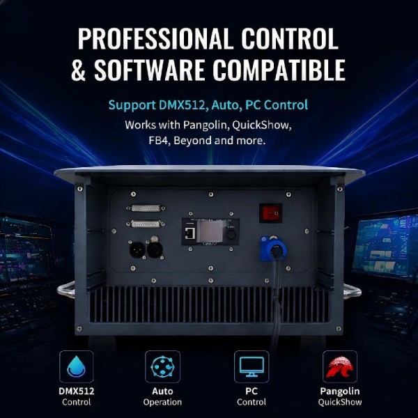 30W Full-Color Animation Laser Projection Lighting System