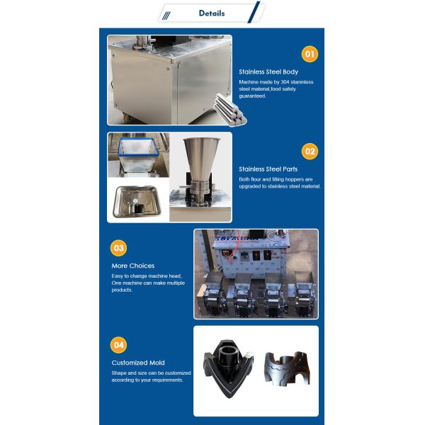 4800pcs/H Commercial Samosa Making Machine Automatic