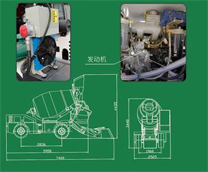 Luzun 8m³ Ready Mix Concrete Mixer Truck Diesel Engine CE ISO Certified Performance