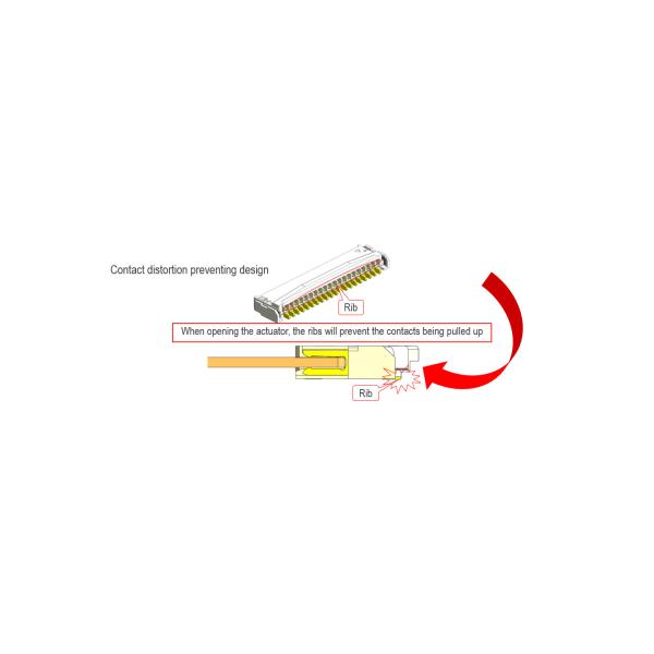 0.5mm Pitch FPC Flexible Flat Cable  MINIFLEX 5-BFN II 20542-020E-01 для сигнального булава