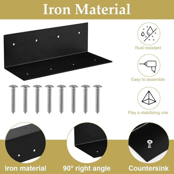 Brackets de esquina de cama de jardín de estilo americano ideal para jardines de flores o verduras