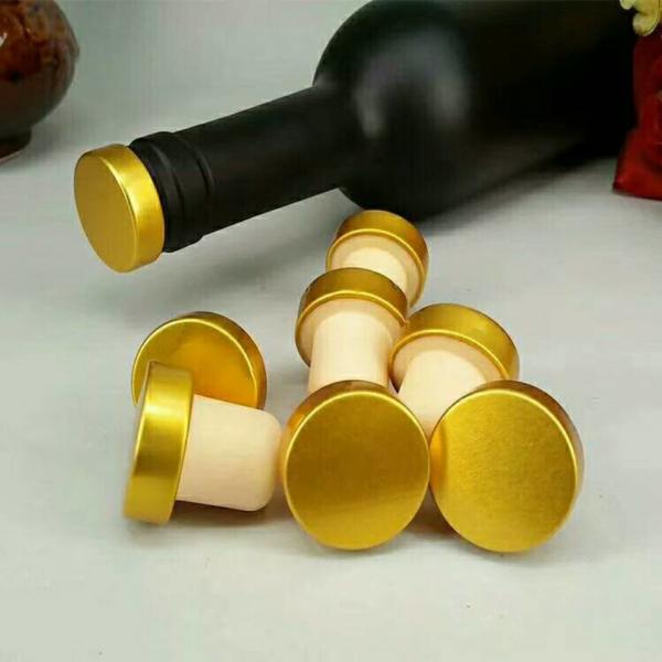 Wooden Corks Synthetic Cork Wine Bottle Stopper  wine bottle stopper for party wine bottle stoppers bulk kits Burlyw