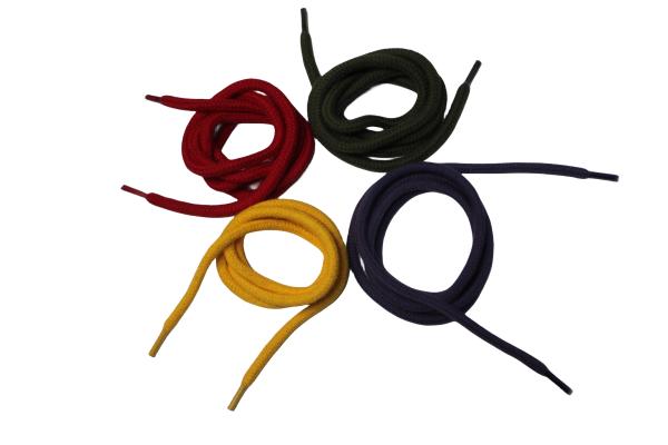 Hoodie Strings Custom Color Aglet Metal Tips Round 100% Cotton Drawcord For Garment Sport Shoelaces Diameter 6mm Or Custom