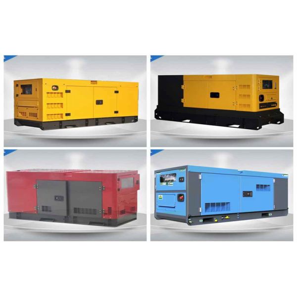 Rental Cummins Diesel Generator Set Soundproof , 75 dB Three Phase Diesel Generator