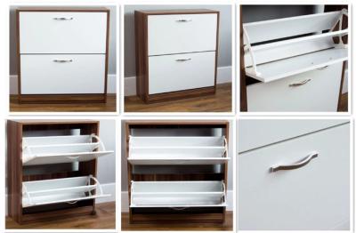 Modern design shoe rack of home livingroom furniture  Melamine cover frivolous shoe ark/shoe cabinet/shoe rack with door