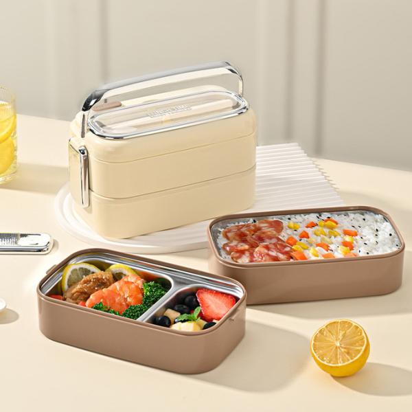 Insulated Metal Lunchbox With Leak Proof Lid Keeps Hot And Cold Foods Fresh